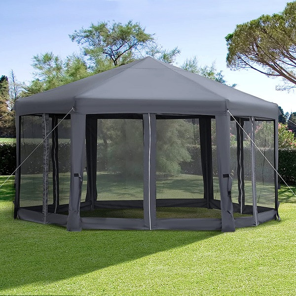 Тент-шатер быстросборный 5431 серый