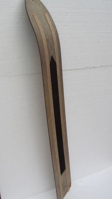 Лыжи Зима (береза, осина 200мм), длина 135 см, с камусом 70 мм 