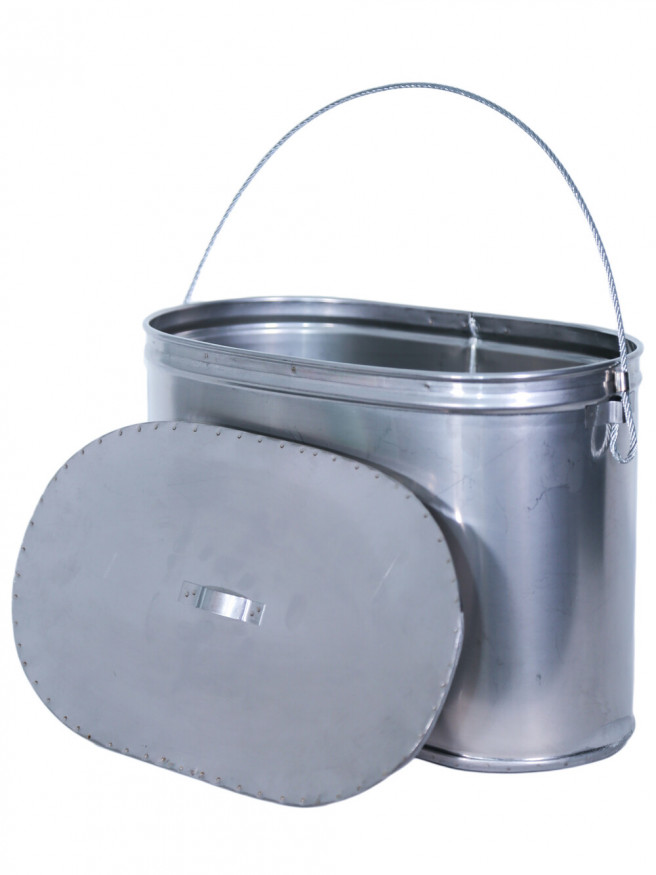 Котел Век с крышкой 6л овальный