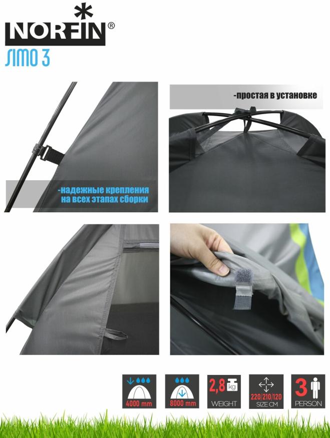 Палатка Norfin SIMO 3 NFL