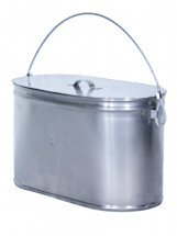 Котел Век с крышкой 8 л овальный