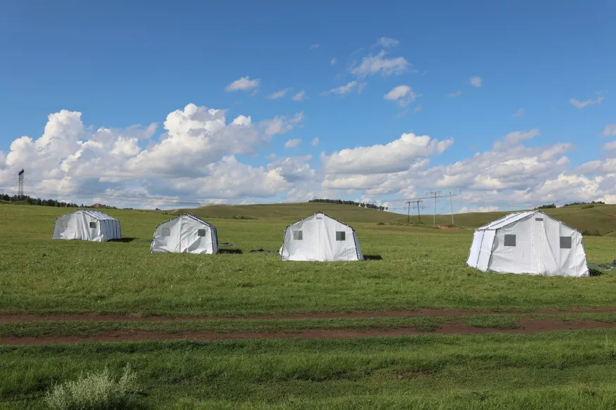 Палатка каркасная М-5 (ПБ) брезент с СКПВ пропиткой