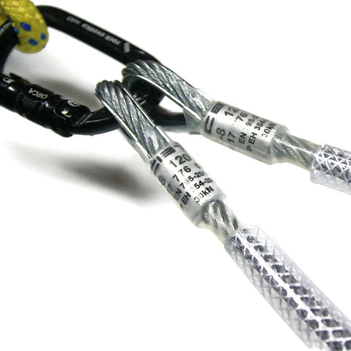 Анкерный строп из оцинкованной стали, длина 60 см, 30 кН (ЕАС)