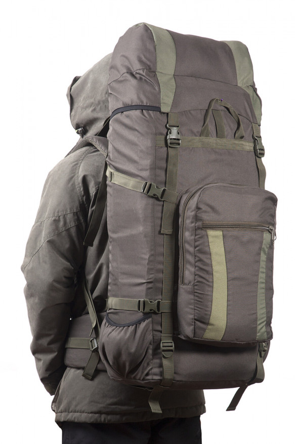 Рюкзак туристический Таймтур 3, олива, 80 л, ТАЙФ