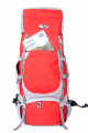 Рюкзак туристический Хальмер 4, с латами, черный-вишня, 80 л, ТАЙФ