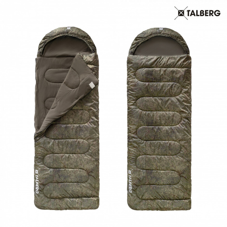 Cпальный мешок Forester -20, принт цифра, Talberg