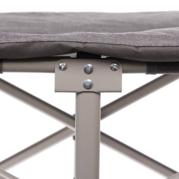 Раскладушка кемпинговая складная 188*66*41 см, серая