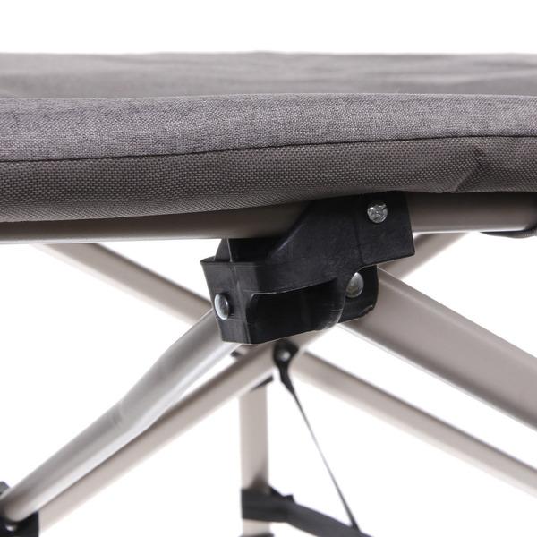 Раскладушка кемпинговая складная 188*66*41 см, серая