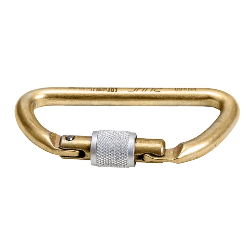 Карабин стальной увеличенный трапеция &amp;quot;keylock&amp;quot;, 50 кН, Ринг