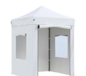 Тент садовый 2x2х3м (раскладывается гармошкой) полиэстер белый
