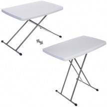 Стол кемпинговый складной KL-75, 75x50x35-73 см