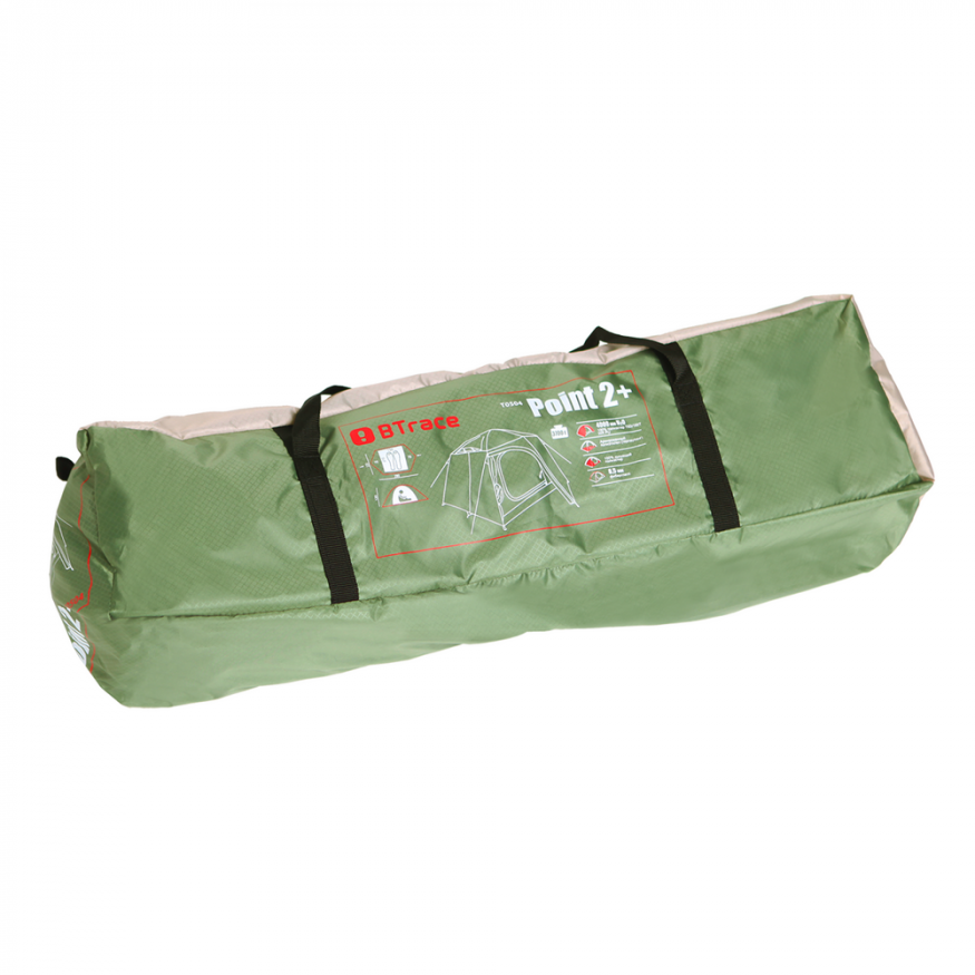 Палатка Btrace &amp;quot;Point 2+&amp;quot; зеленый/бежевый 