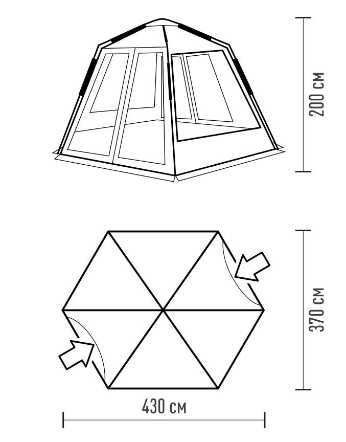 Шатер кемпинговый Mosquito Lux, Talberg