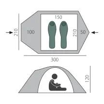 Палатка Challenge 2-местная, Btrace