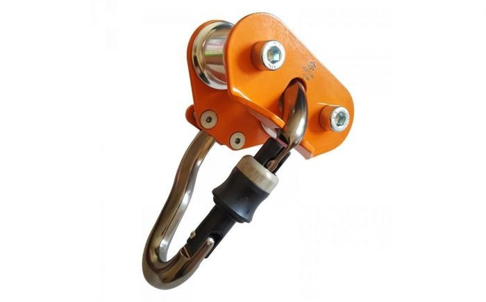 Вспомогательный ролик  для переправ Вертикаль Комфорт (Карабин Гусь в комплекте)