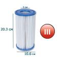 Картридж для насоса Bestway, д=10,6 см, высота 20,3 см